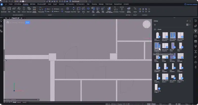 Interior_Doors_BricsCAD_BIM