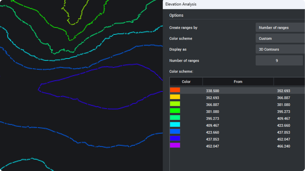 User-defined_ranges_for_elevation_and_slope_analysis